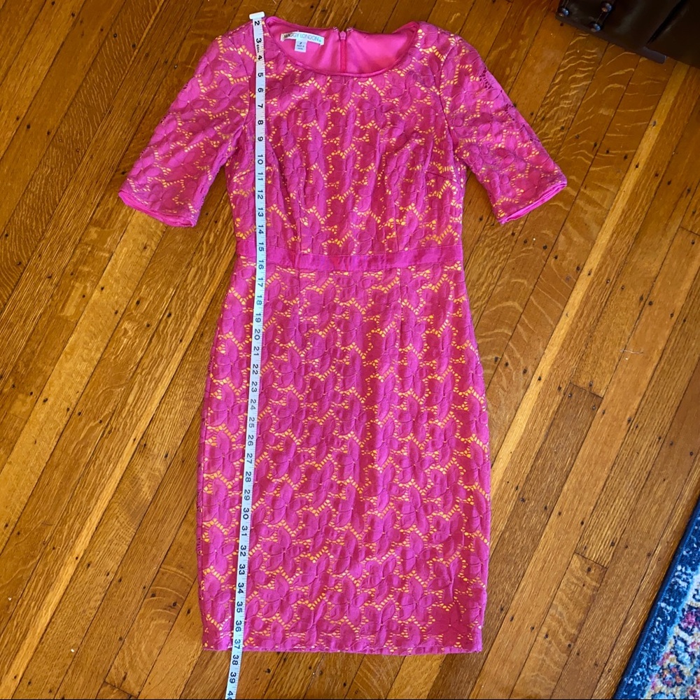 Maggy London floral lace dress